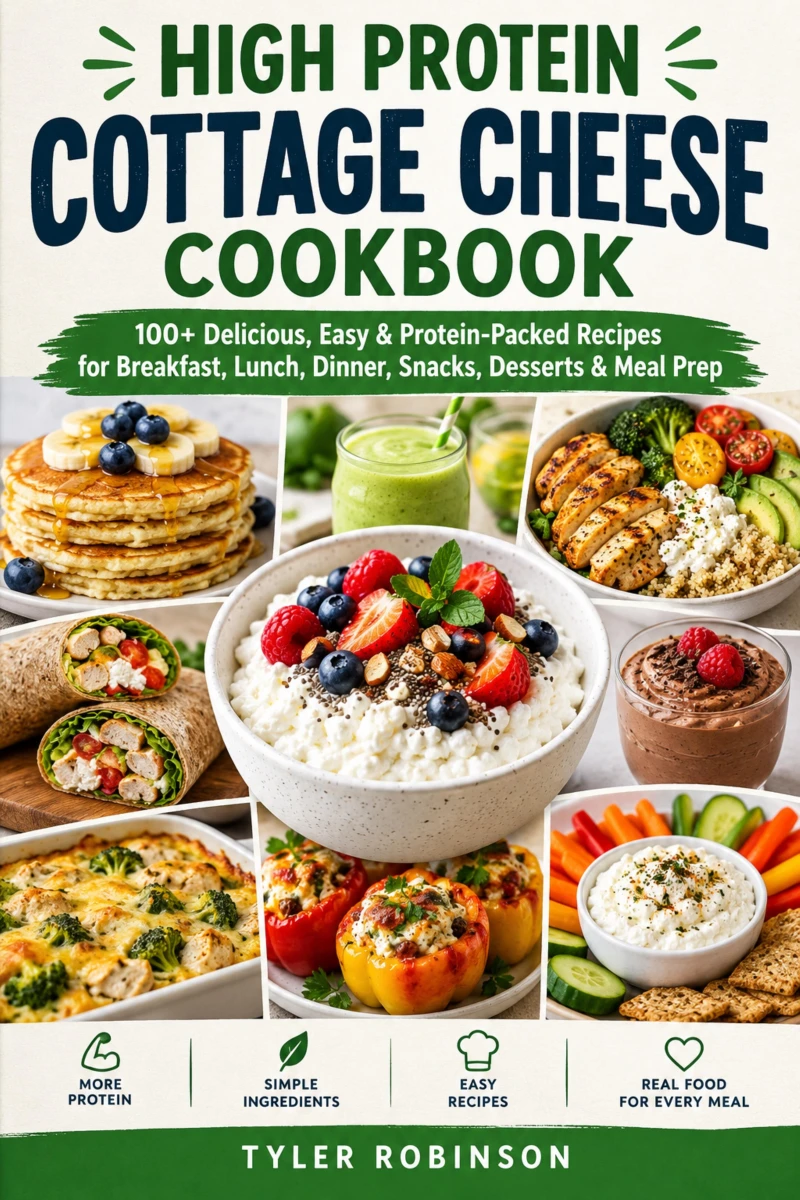 Portada: High Protein Cottage Cheese Cookbook