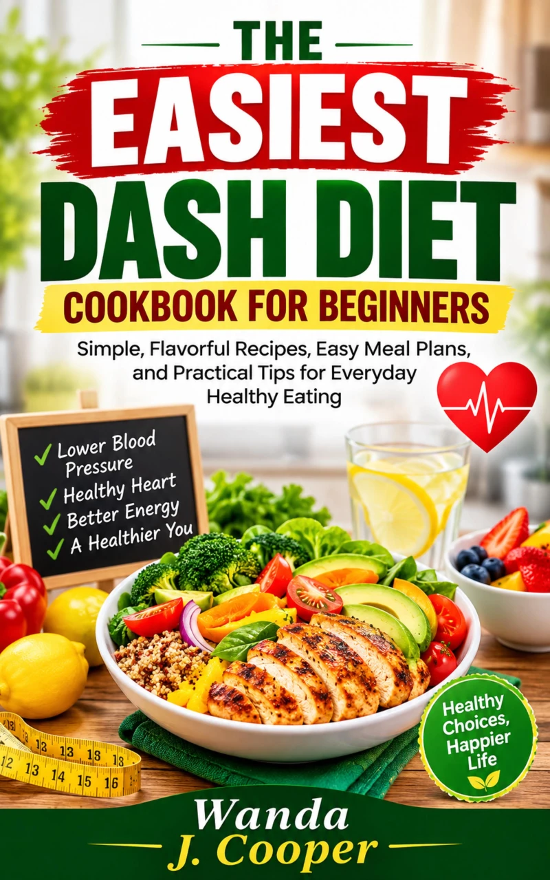 Portada: The Easiest Dash Diet Cookbook For Beginners