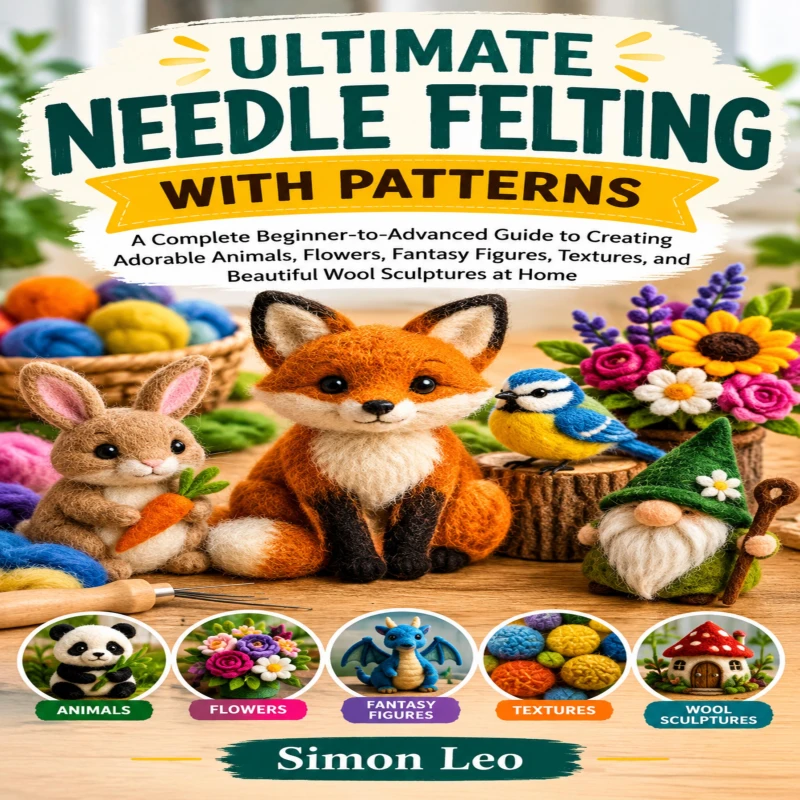 Portada: Ultimate Needle Felting With Patterns