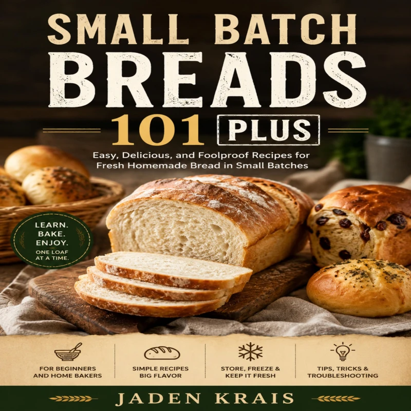 Portada: Small Batch Breads 101 Plus