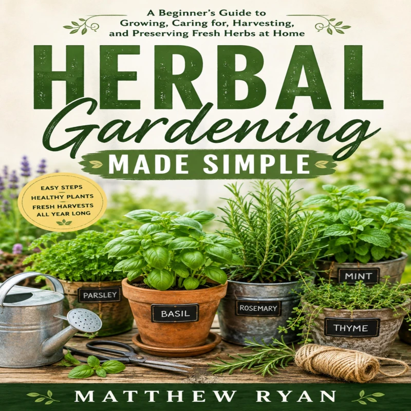 Portada: Herbal Gardening Made Simple