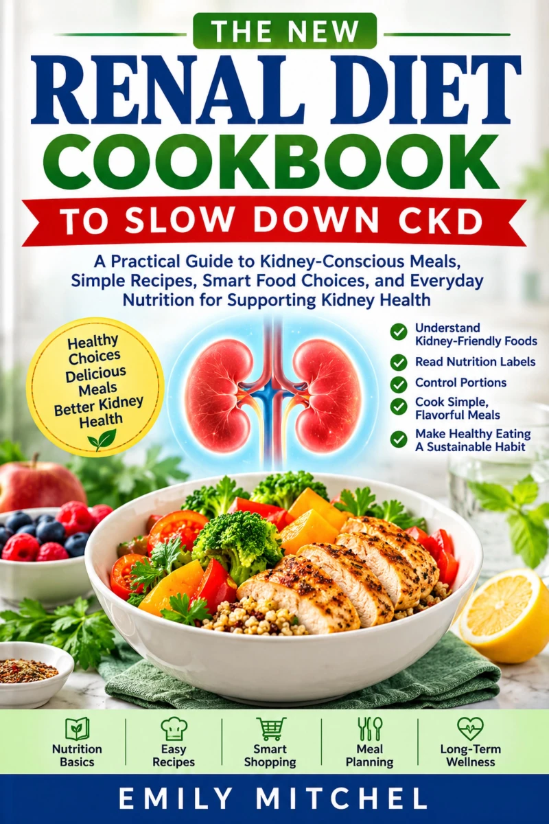 Portada: The New Renal Diet Cookbook To Slow Down Ckd