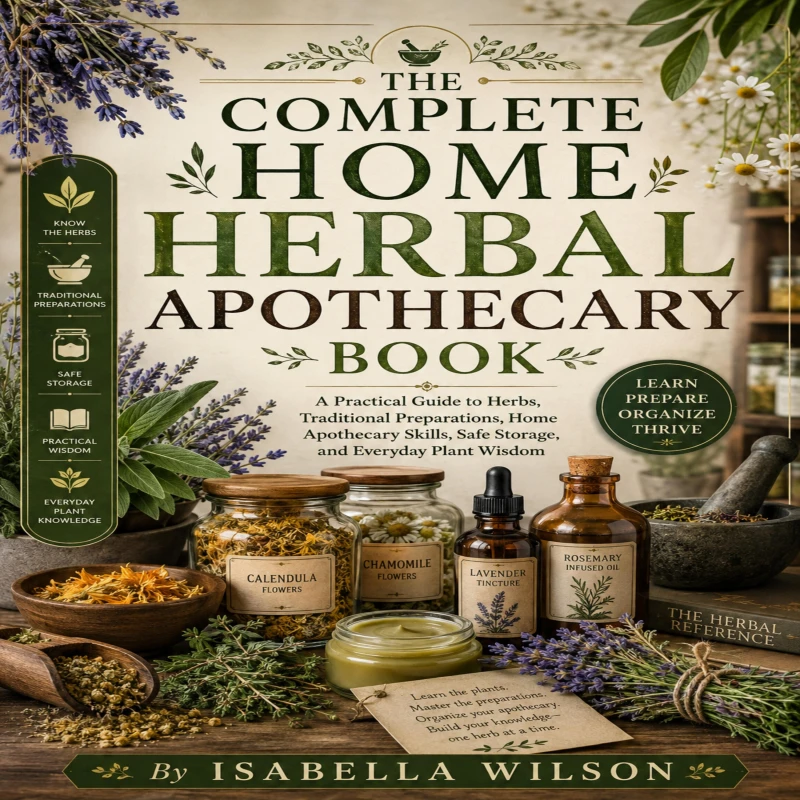 Portada: The Complete Home Herbal Apothecary Book