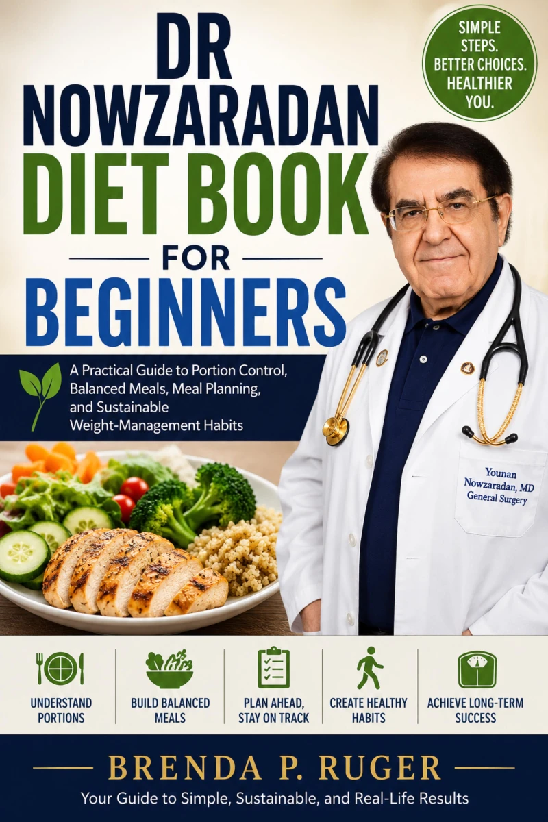 Portada: Dr Nowzaradan Diet Book For Beginners