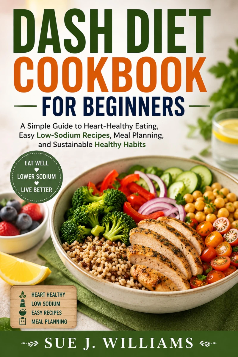 Portada: Dash Diet Cookbook For Beginners