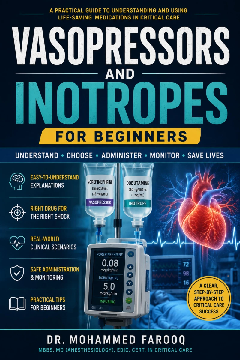 Portada: Vasopressors And Inotropes For Beginners