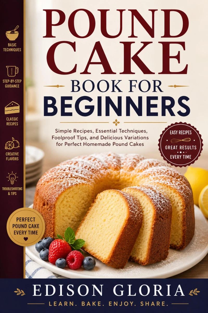 Portada: Pound Cake Book For Beginners