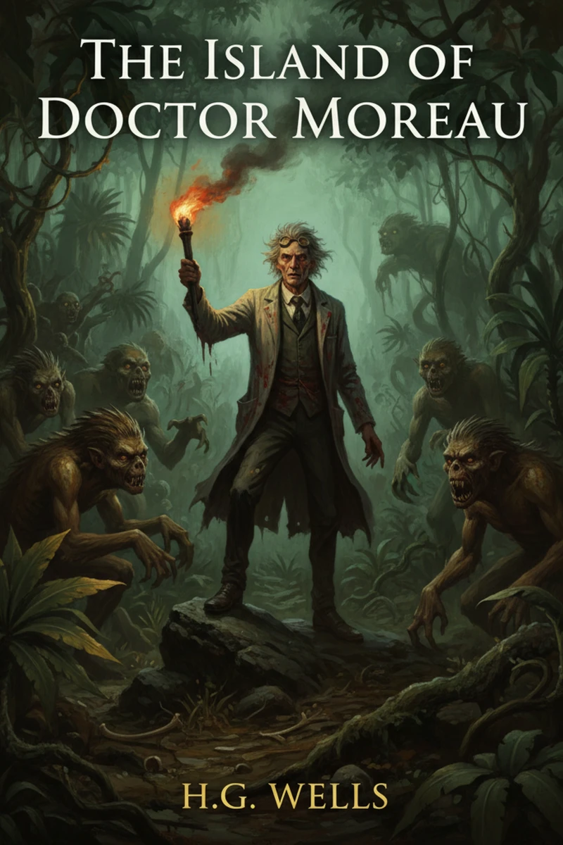 Portada: The Island of Doctor Moreau