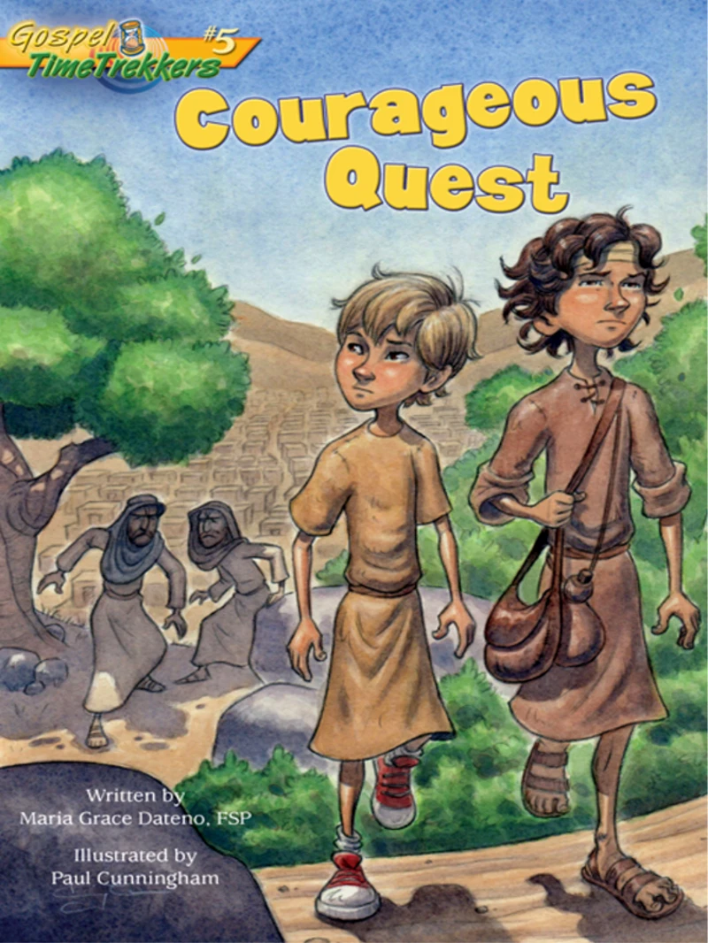 Portada: Courageous Quest (Gospel Time Trekkers #5)