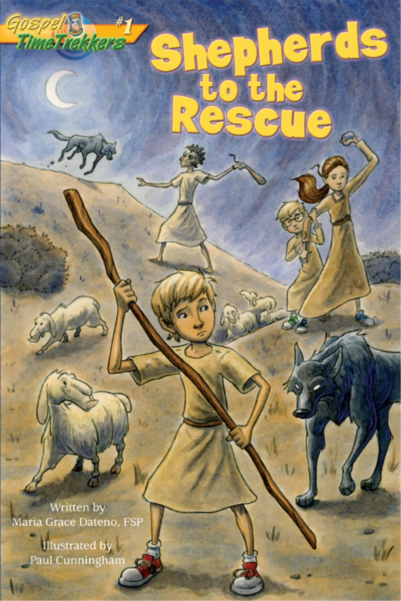 Portada: Shepherds to the Rescue (Gospel Time Trekkers #1)