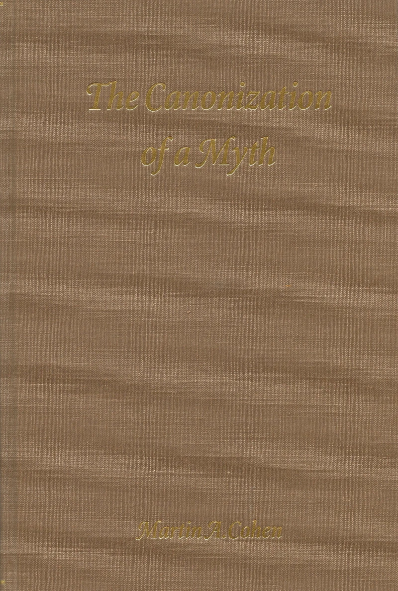 Portada: The Canonization of a Myth
