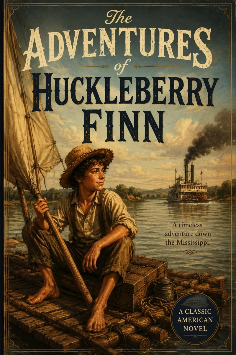Portada: The Adventures Of Huckleberry Finn