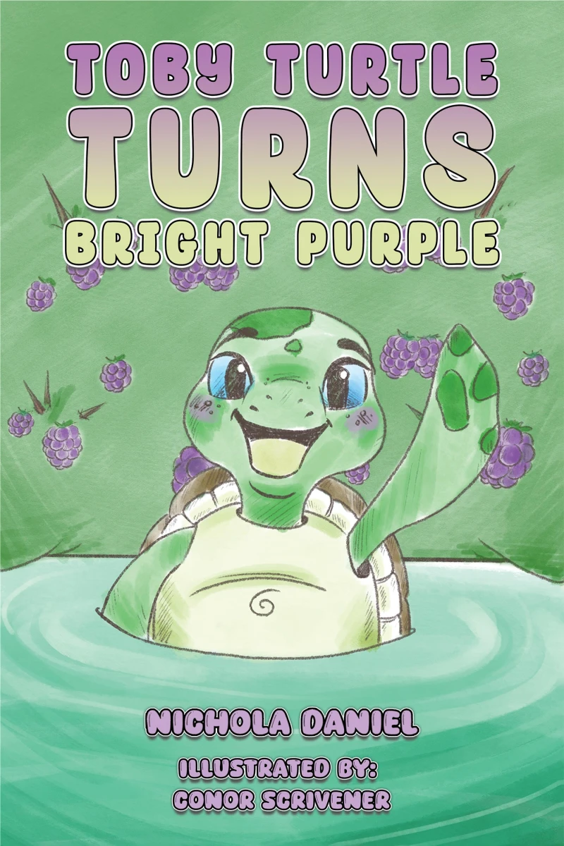 Portada: Toby Turtle Turns Bright Purple
