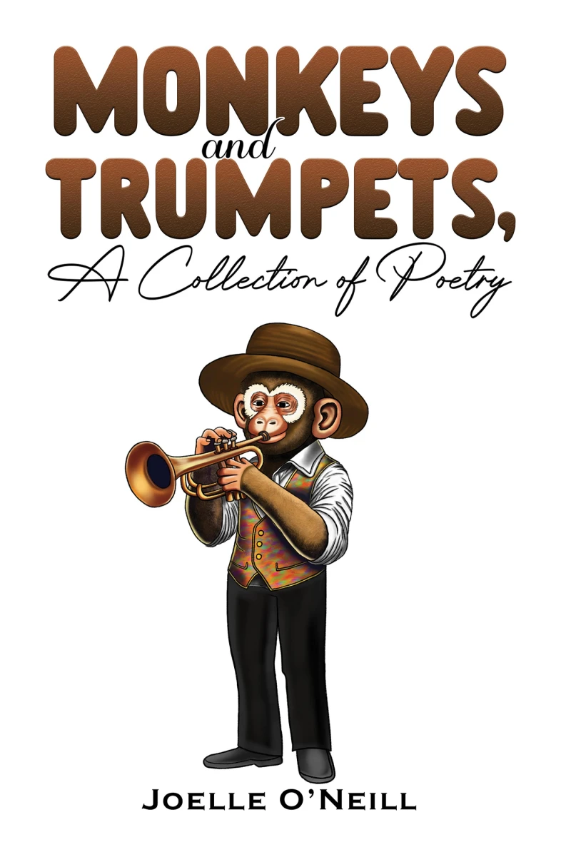 Portada: Monkeys and Trumpets, A Collection of Poetry