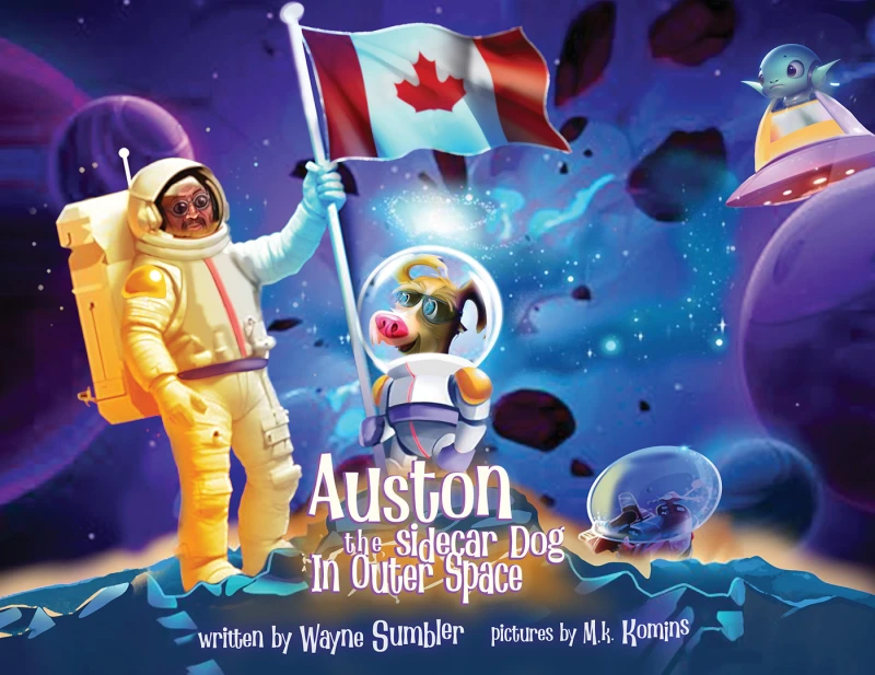 Portada: Auston the Sidecar Dog in Outer Space