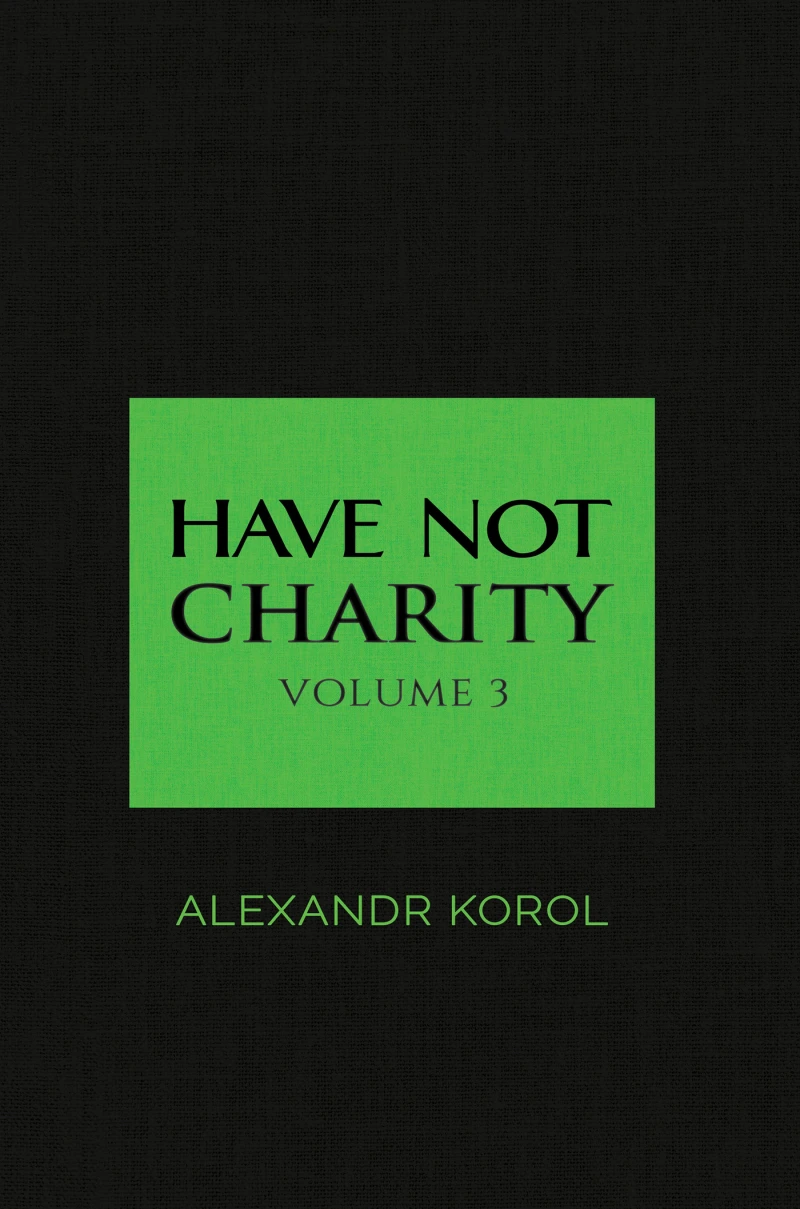 Portada: Have Not Charity