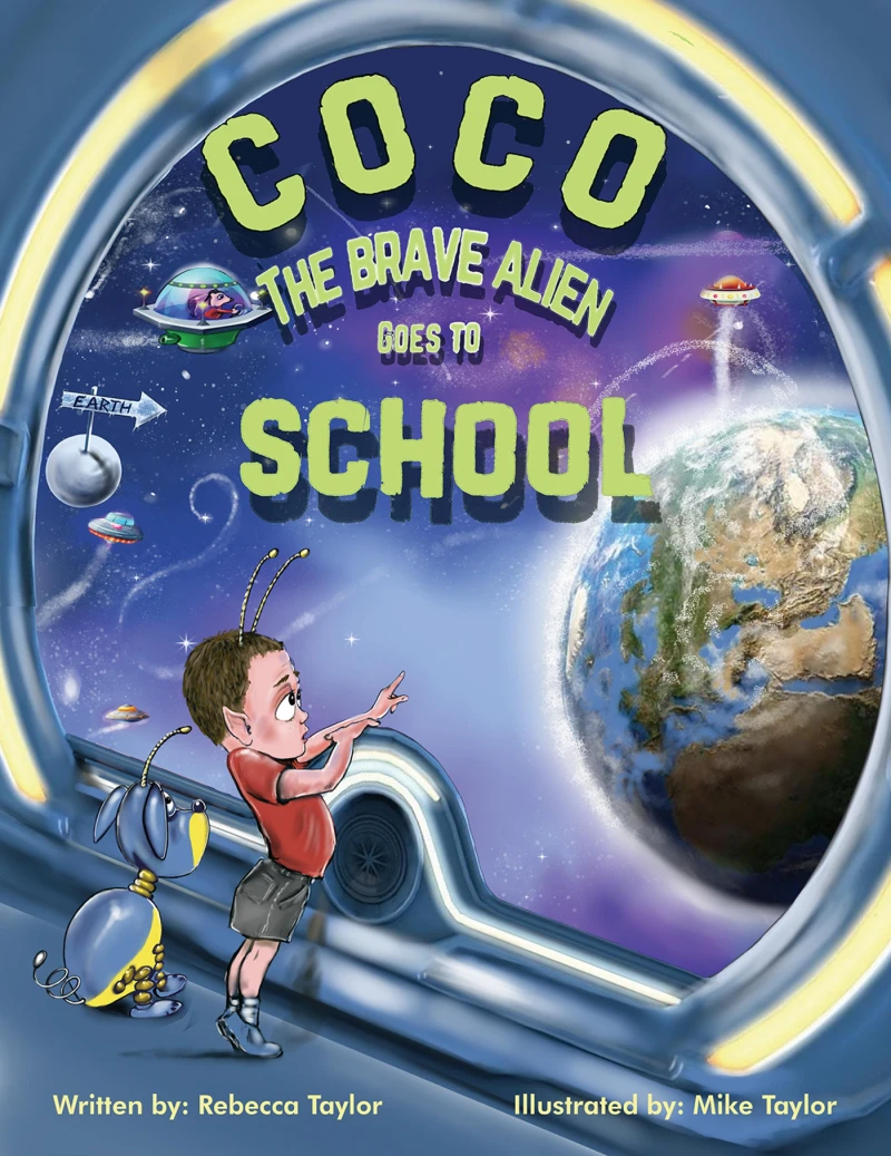 Portada: Coco the Brave Alien Goes to School