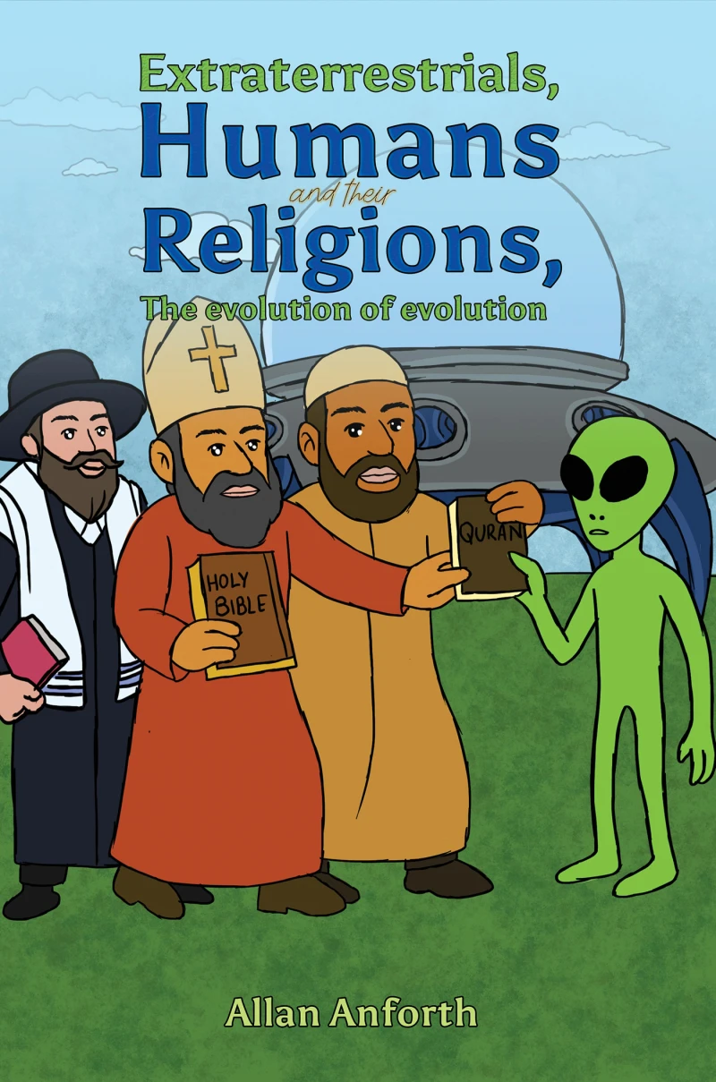 Portada: Extraterrestrials, Humans and their Religions, The evolution of evolution