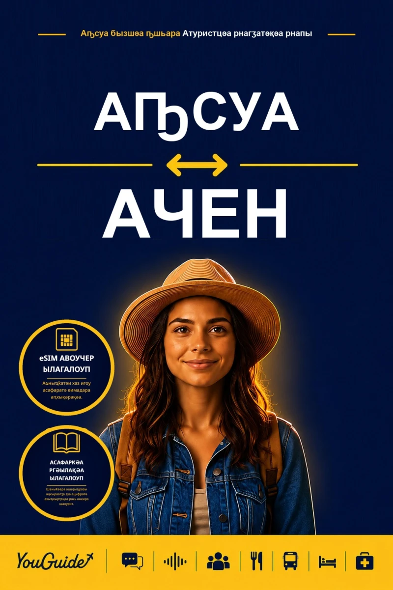 Portada: The Language Guide for Travelers - Abkhaz to Acehnese