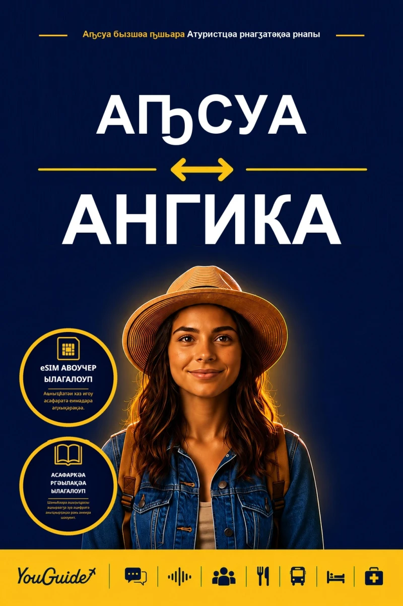 Portada: The Language Guide for Travelers - Abkhaz to Angika