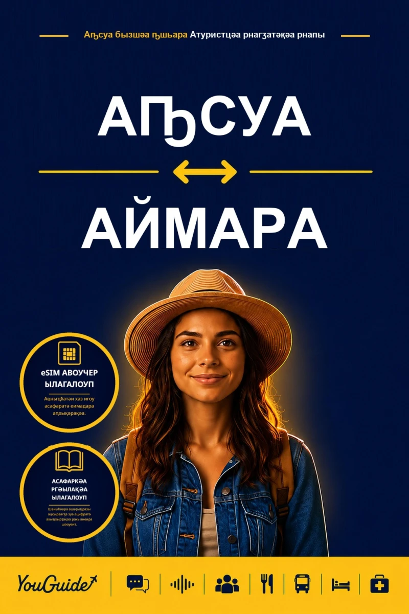 Portada: The Language Guide for Travelers - Abkhaz to Aymara