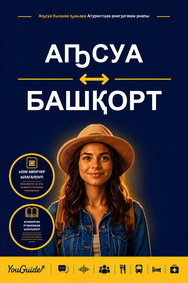 Portada: The Language Guide for Travelers - Abkhaz to Bashkir