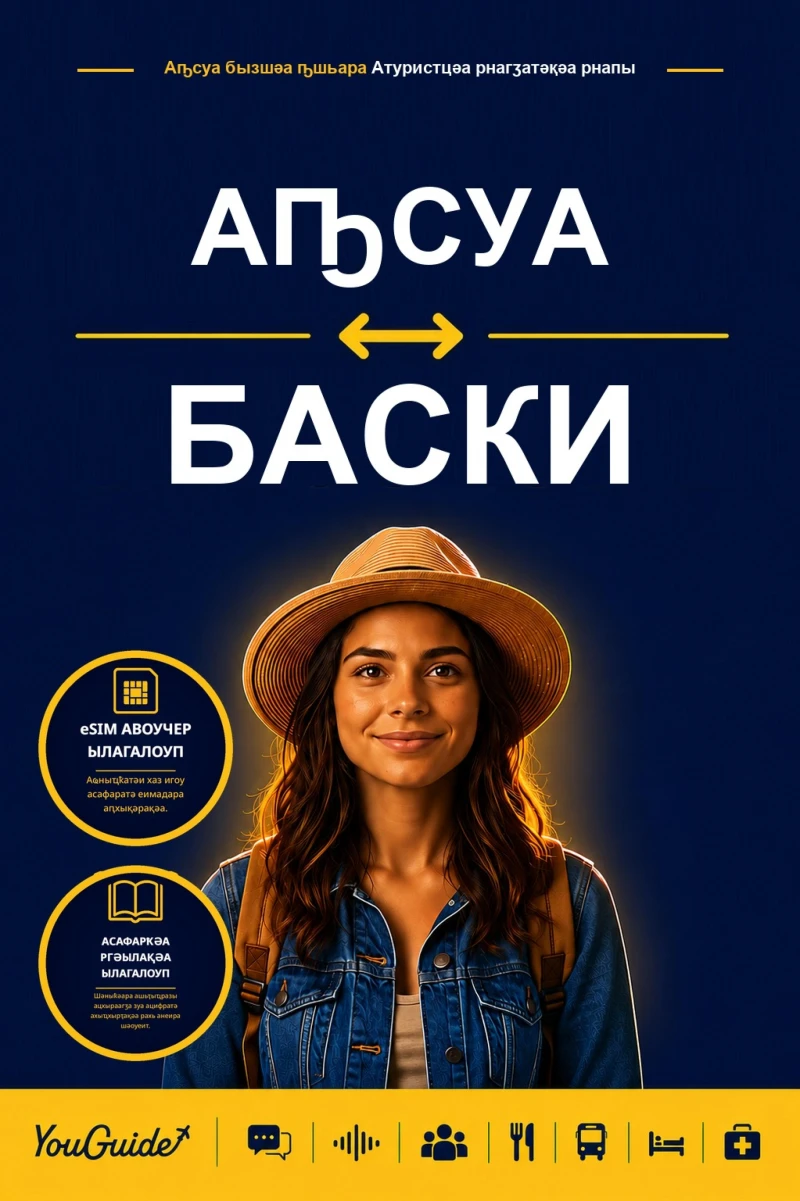 Portada: The Language Guide for Travelers - Abkhaz to Basque