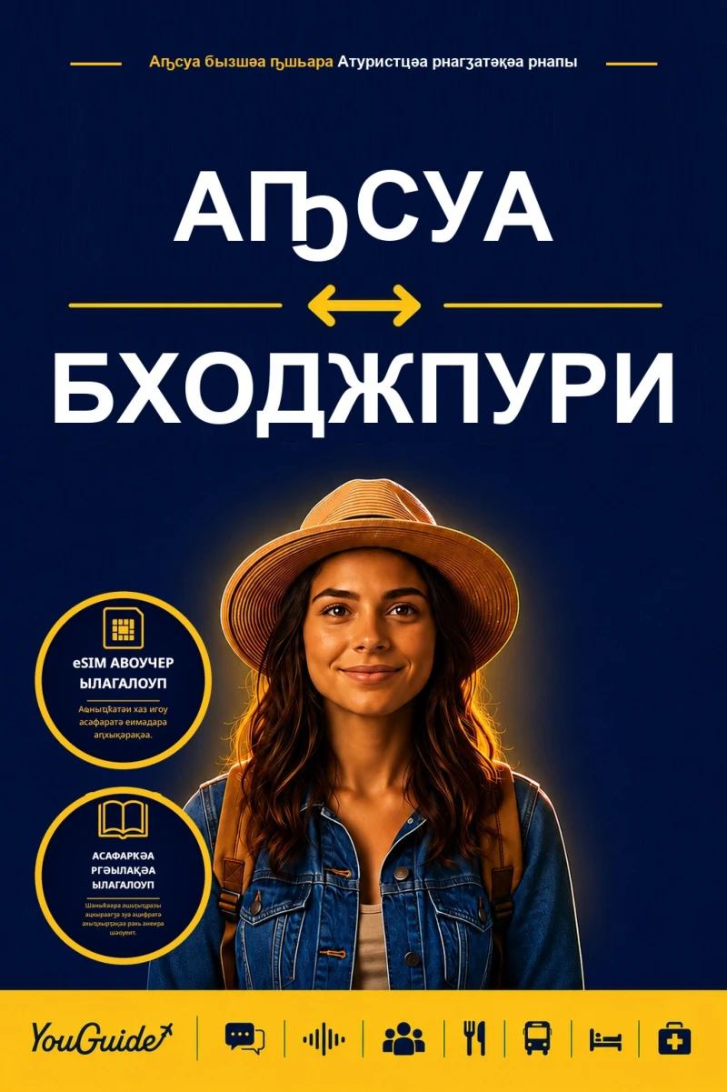 Portada: The Language Guide for Travelers - Abkhaz to Bhojpuri