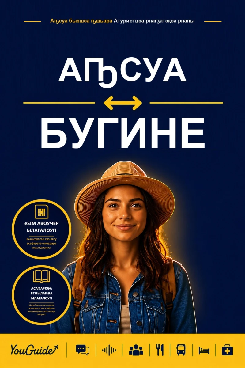 Portada: The Language Guide for Travelers - Abkhaz to Buginese