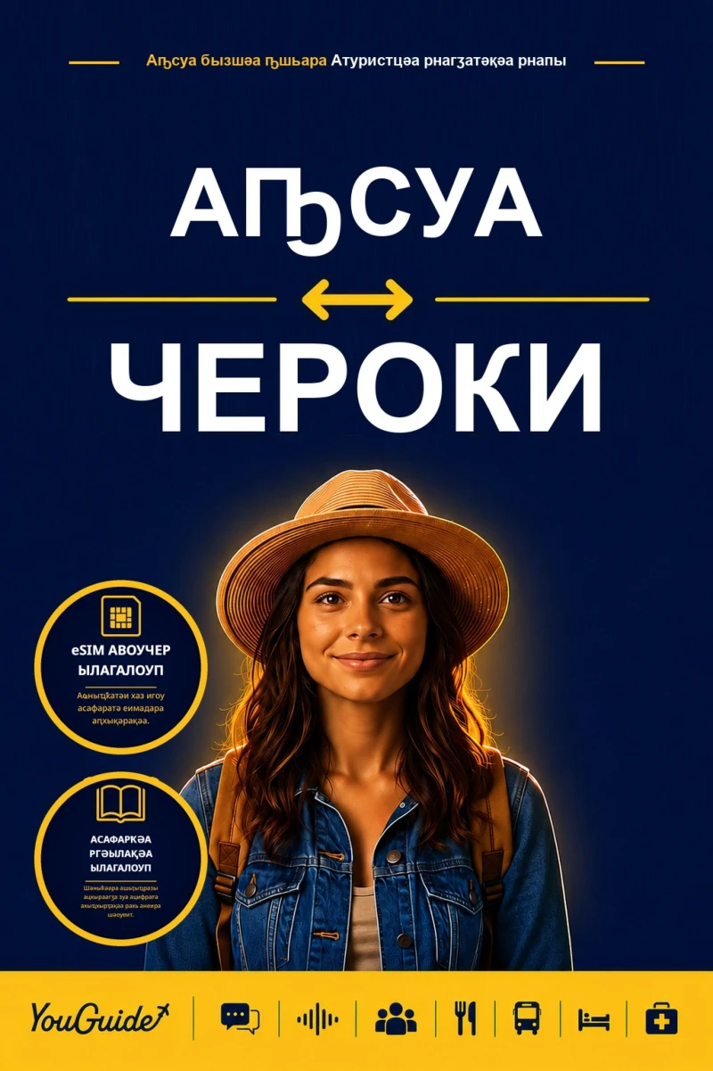 Portada: The Language Guide for Travelers - Abkhaz to Cherokee