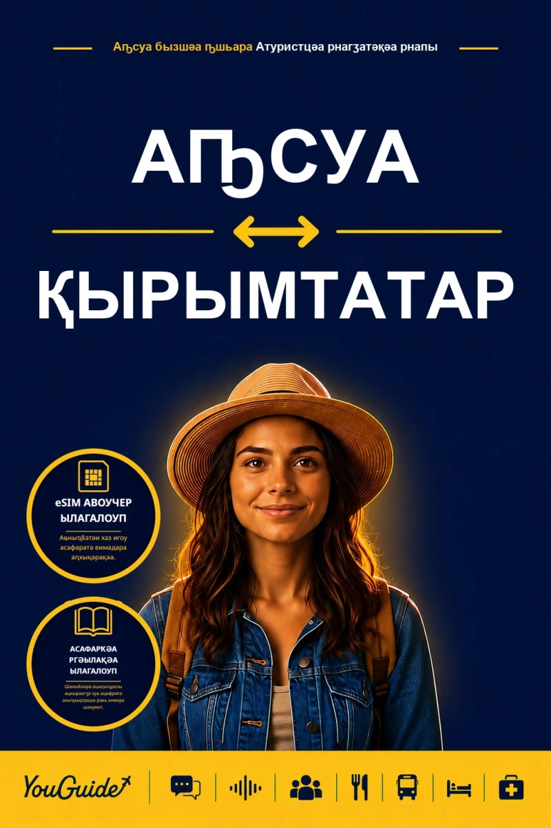 Portada: The Language Guide for Travelers - Abkhaz to Crimean Tatar