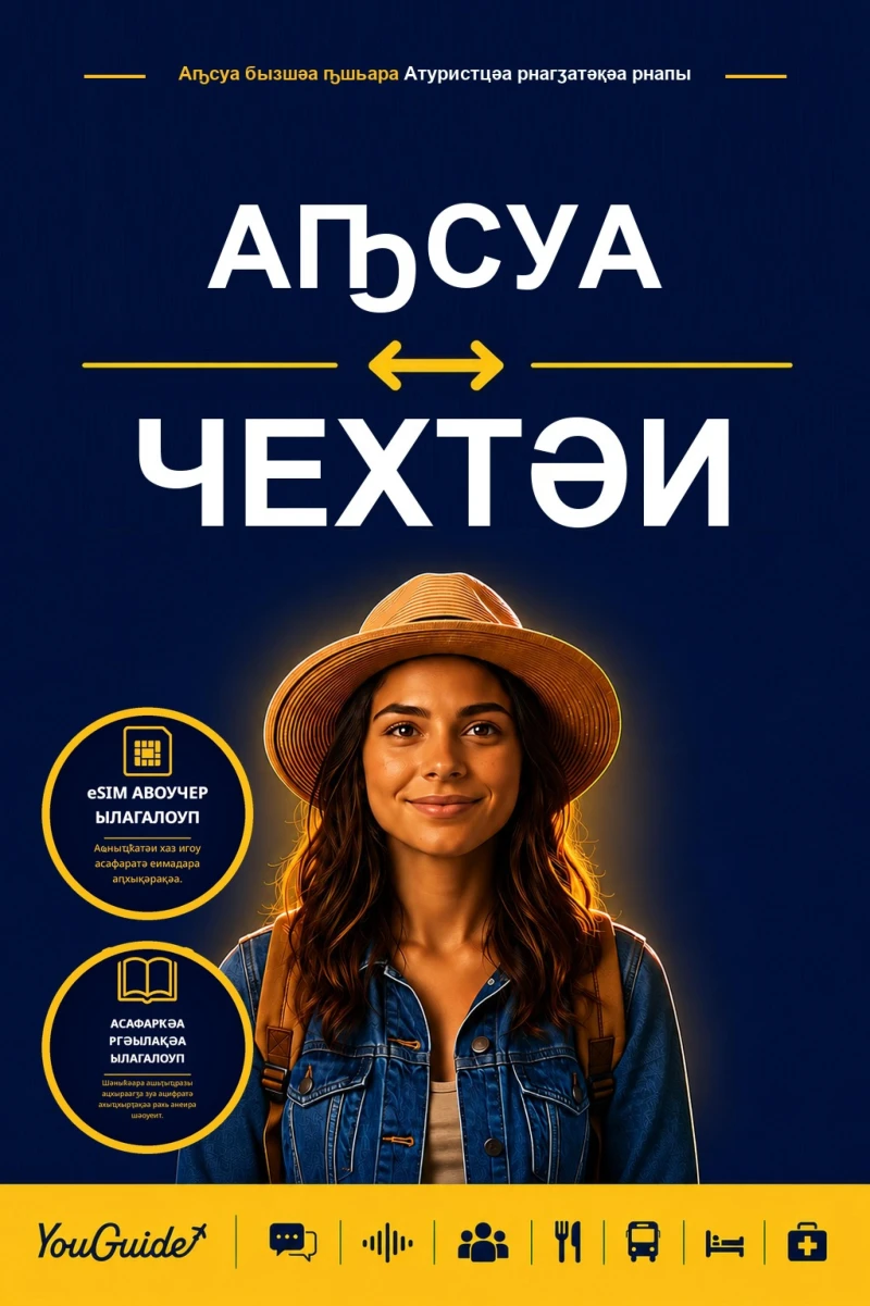 Portada: The Language Guide for Travelers - Abkhaz to Czech