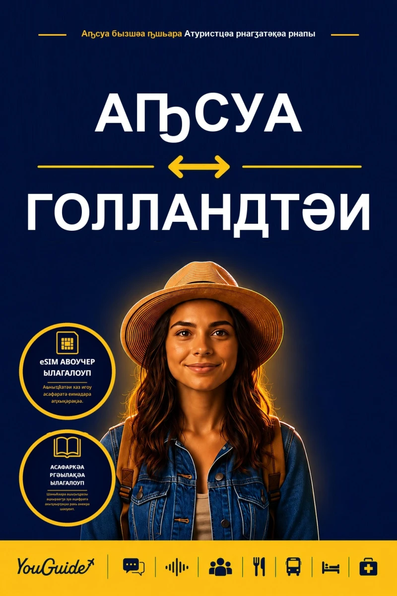 Portada: The Language Guide for Travelers - Abkhaz to Dutch