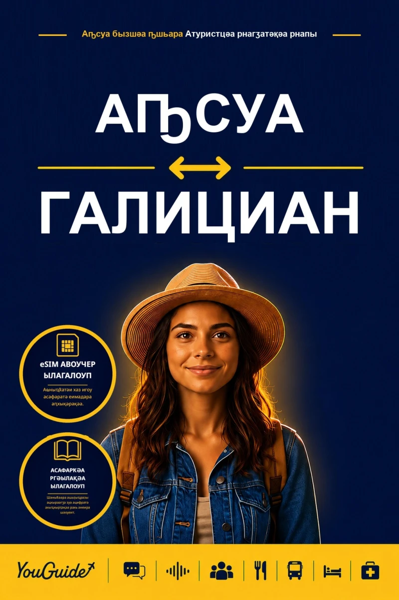 Portada: The Language Guide for Travelers - Abkhaz to Galician