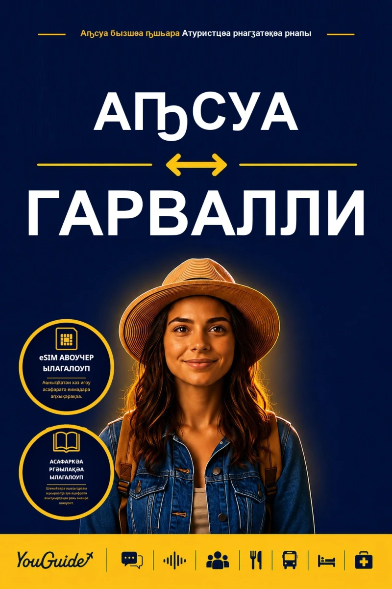 Portada: The Language Guide for Travelers - Abkhaz to Garhwali