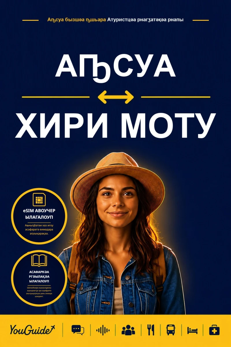 Portada: The Language Guide for Travelers - Abkhaz to Hiri Motu