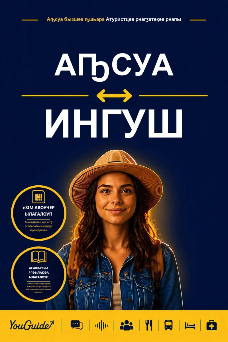 Portada: The Language Guide for Travelers - Abkhaz to Ingush