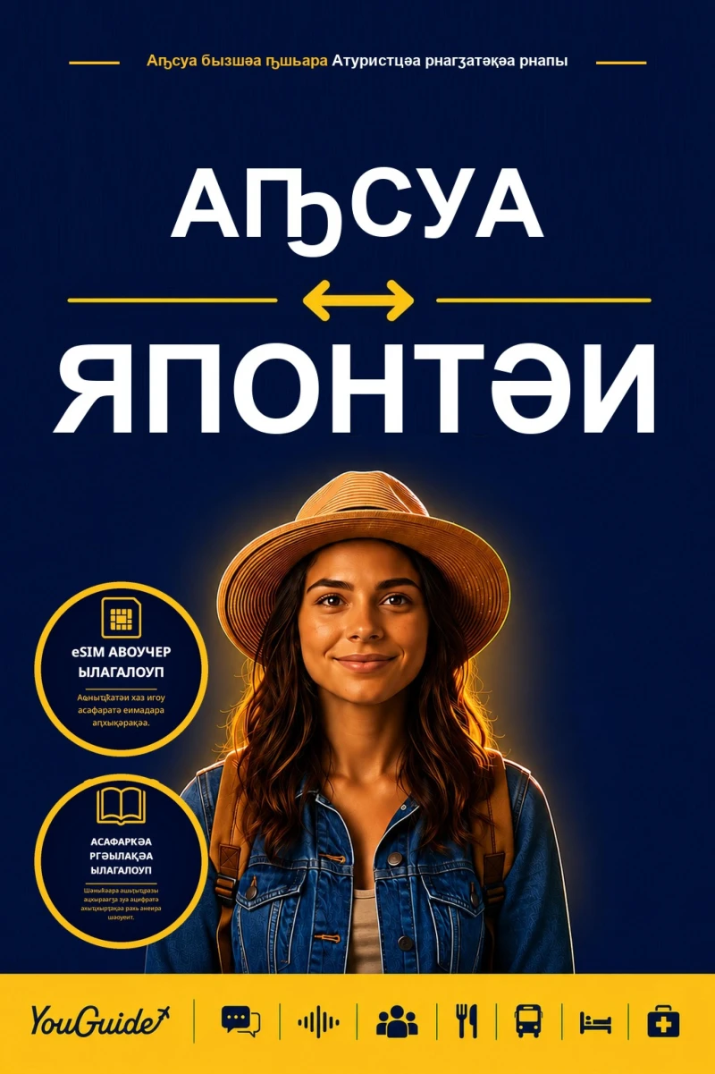 Portada: The Language Guide for Travelers - Abkhaz to Japanese