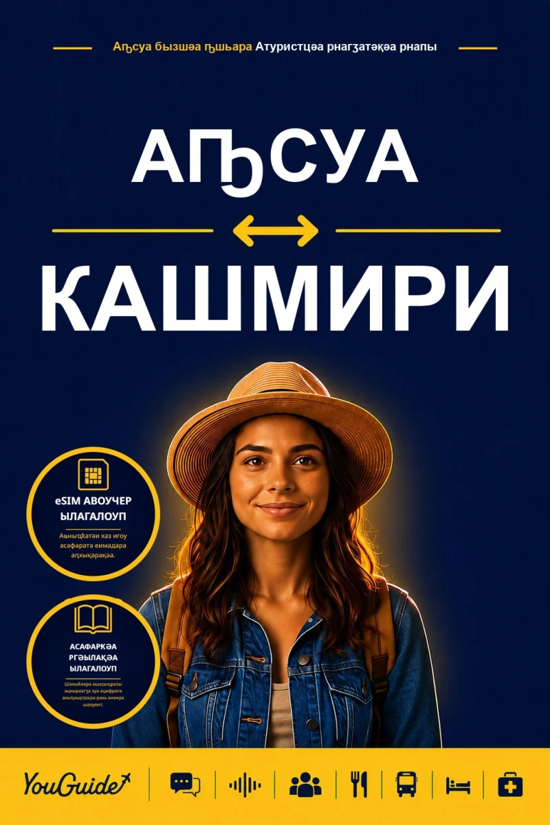Portada: The Language Guide for Travelers - Abkhaz to Kashmiri