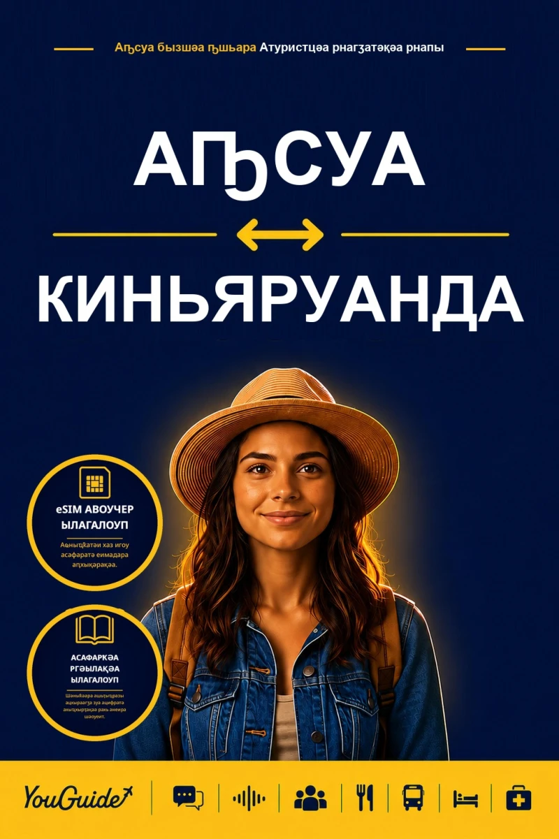 Portada: The Language Guide for Travelers - Abkhaz to Kinyarwanda