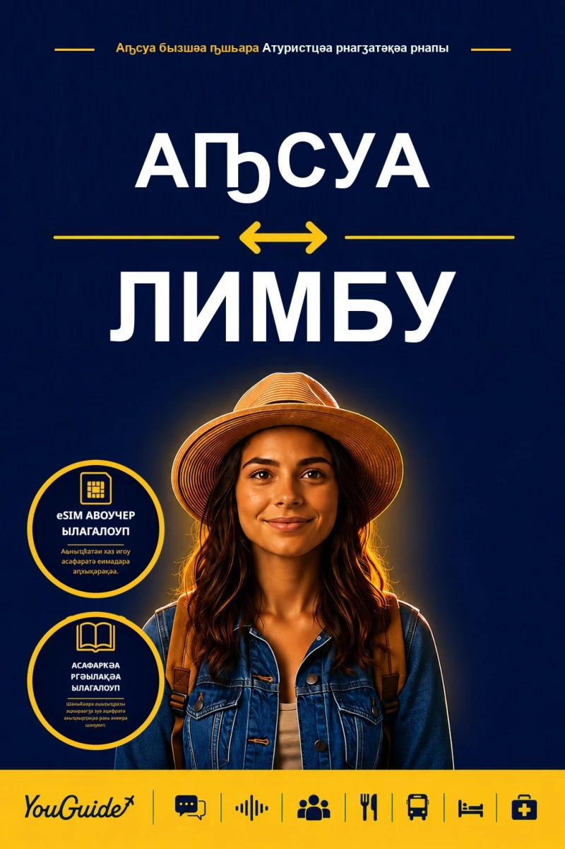 Portada: The Language Guide for Travelers - Abkhaz to Limbu