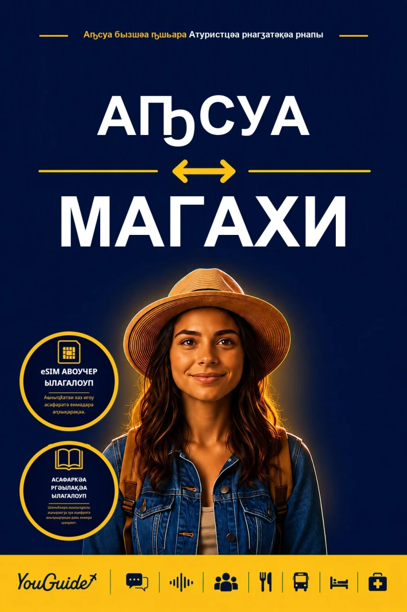Portada: The Language Guide for Travelers - Abkhaz to Magahi
