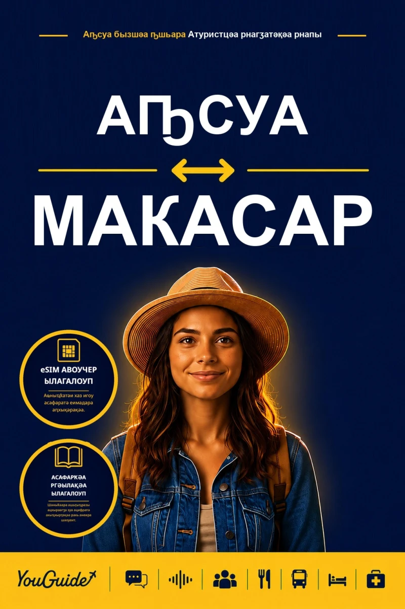Portada: The Language Guide for Travelers - Abkhaz to Makassarese