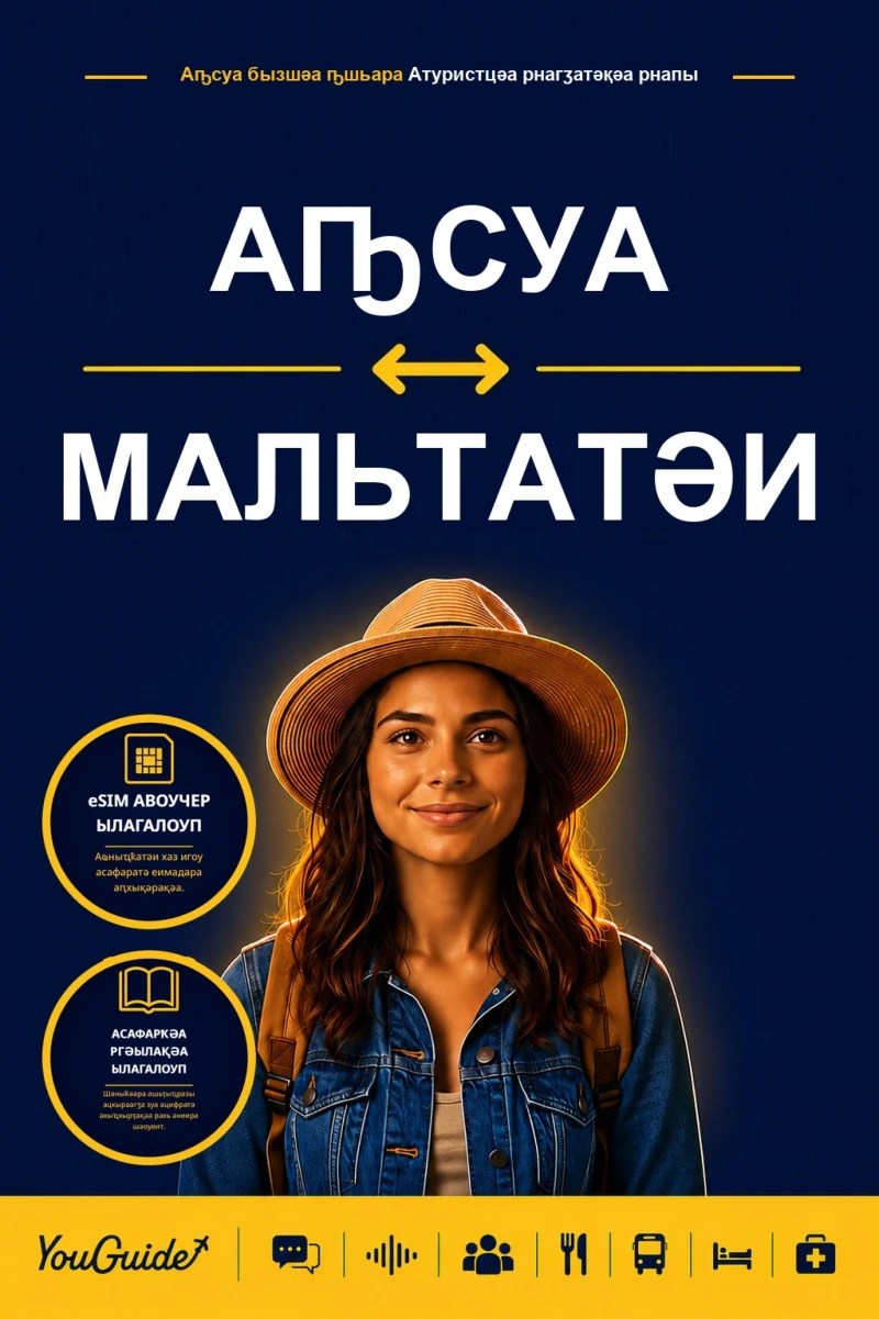 Portada: The Language Guide for Travelers - Abkhaz to Maltese