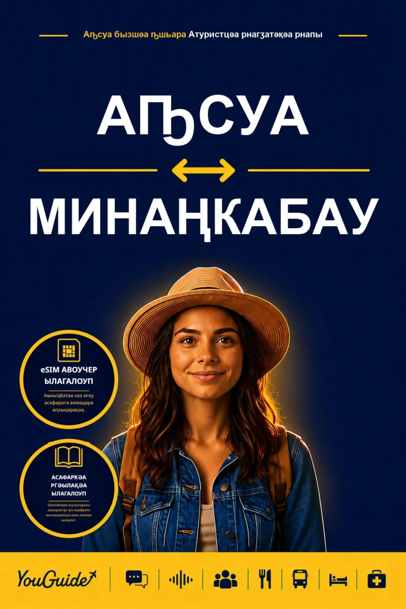 Portada: The Language Guide for Travelers - Abkhaz to Minangkabau