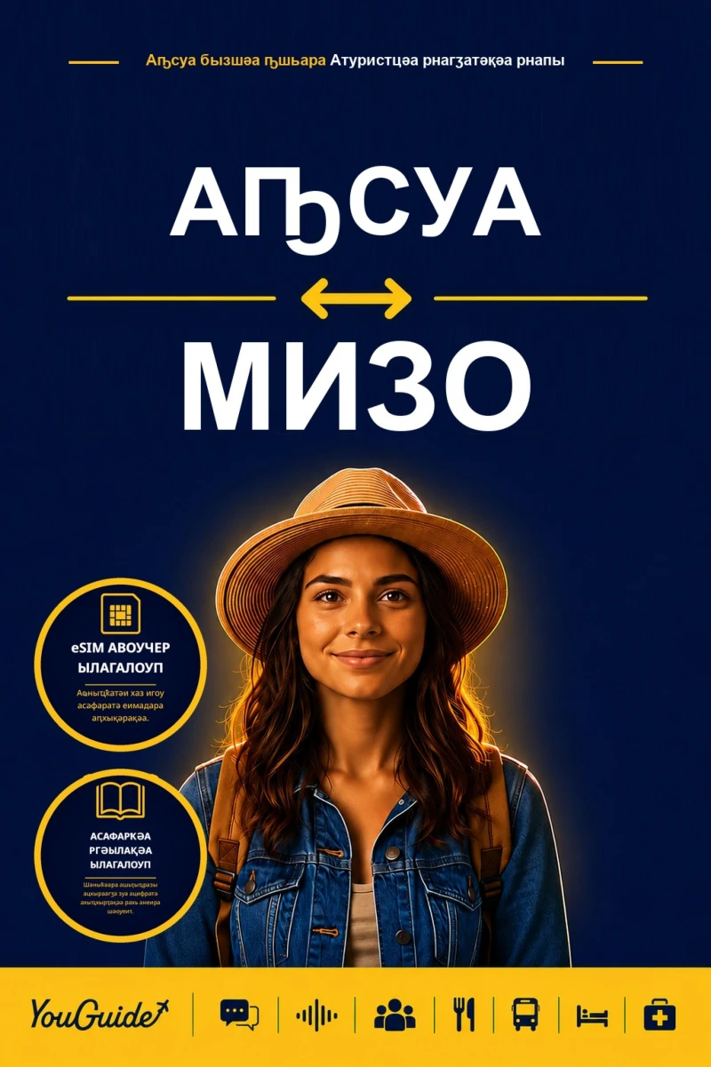 Portada: The Language Guide for Travelers - Abkhaz to Mizo