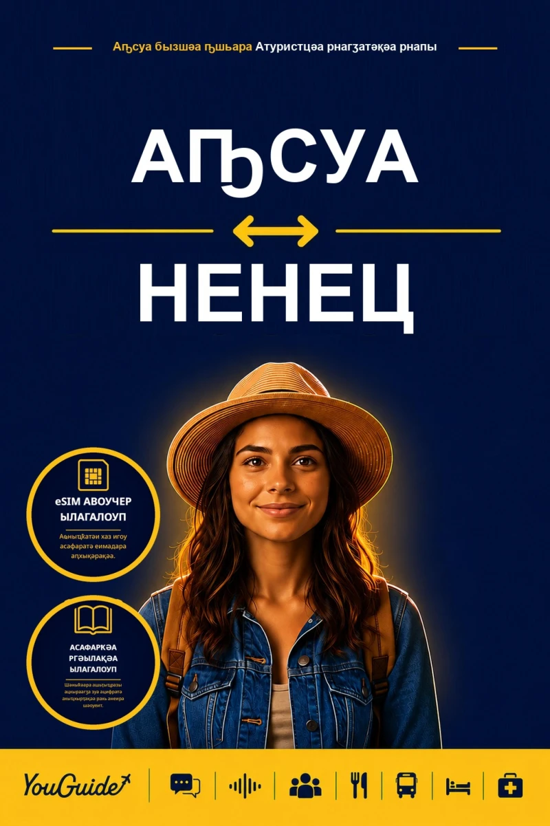Portada: The Language Guide for Travelers - Abkhaz to Nenets