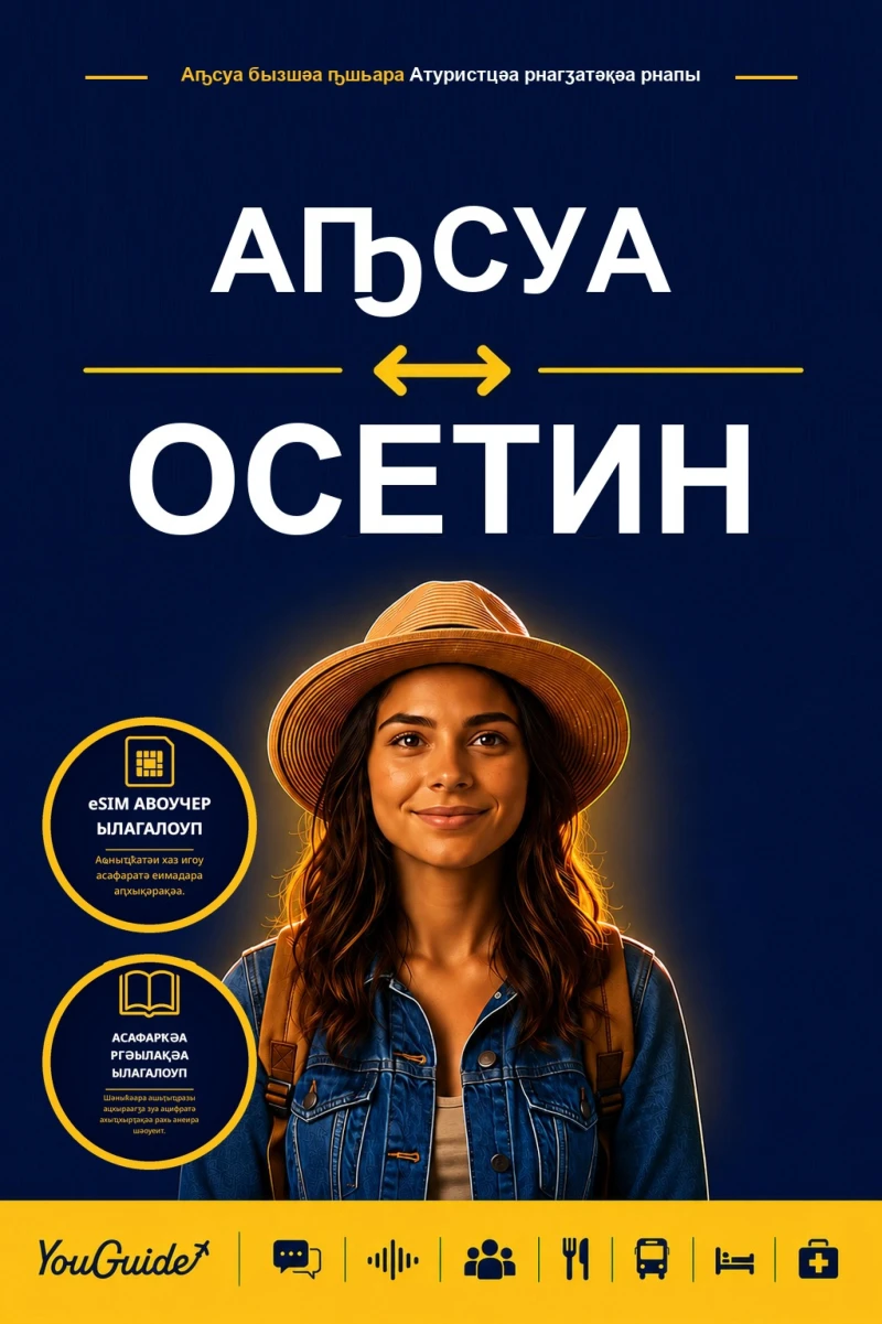 Portada: The Language Guide for Travelers - Abkhaz to Ossetian