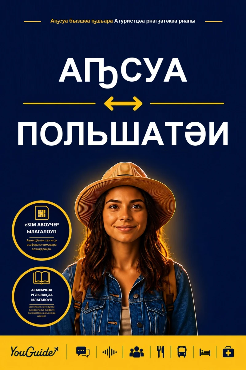 Portada: The Language Guide for Travelers - Abkhaz to Polish