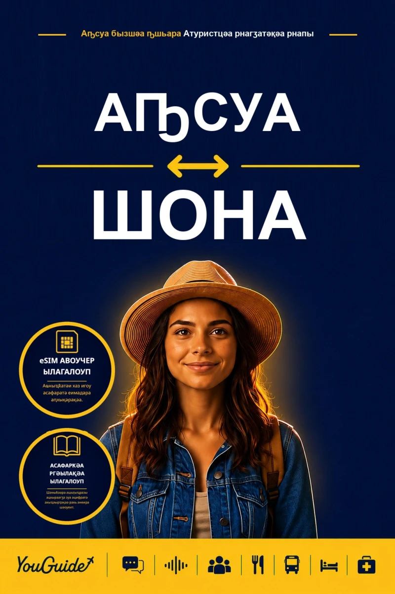 Portada: The Language Guide for Travelers - Abkhaz to Shona
